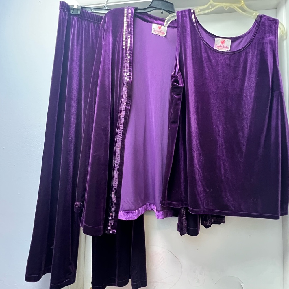 Purple outfit